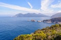 Carp Bay and The Hazards - Freycinet National Park Royalty Free Stock Photo