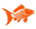 Carp fish illustration. Generated AI. Royalty Free Stock Photo