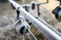 Carp fishing rods Royalty Free Stock Photo