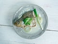 Carp soup Royalty Free Stock Photo