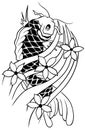 Carp Tattoo Vector