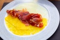 Carpaccio with ham, melon and pineapple Royalty Free Stock Photo