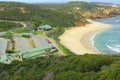 Carpark over looking beach