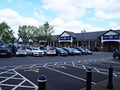 Cars parked in the Two Rivers Carpark in Staines Surrey