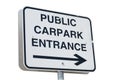 Carpark Sign Royalty Free Stock Photo