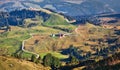 Carpathian forest and Mountains and feelds