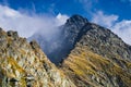 Carpathian landscape, Fagaras mountains Royalty Free Stock Photo