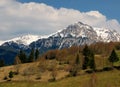 Carpathian mountain landscape