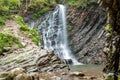Carpathian mountain waterfall Royalty Free Stock Photo