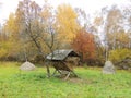 Carpathian Mountains in autumn colors Royalty Free Stock Photo