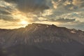 The Carpathian mountains landscape, Romania. Royalty Free Stock Photo