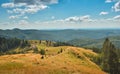 The Carpathian mountains landscape, Romania. Royalty Free Stock Photo