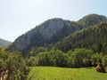 Carpathian mountains landscape in Romania Royalty Free Stock Photo