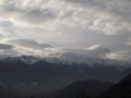 Carpathian Mountains in Romania, in winter