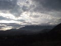 Carpathian Mountains in Romania, in winter