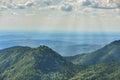 Carpathian mountains view from Transbucegi, Romania. Royalty Free Stock Photo