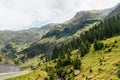 Carpathian Mountains View On Transfagarasan Road In Romania Royalty Free Stock Photo