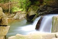 Carpathians waterfall Royalty Free Stock Photo