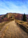 Carpatian mountain Makovitsya road kolyba