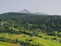 Carpatian mountains summer landscapes Royalty Free Stock Photo