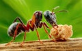 Carpenter Ant pest eating wood destroying domestic dwellings and homes