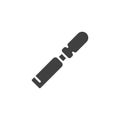 Carpenter chisel vector icon