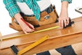 Carpenter detail Royalty Free Stock Photo