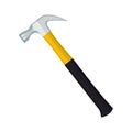 Carpenter hammer tool icon.