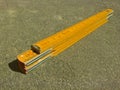 Carpenter`s Folding Ruler Yellow