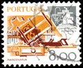 Portugal, circa 1980: postage stamp from the working tools series.