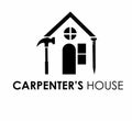 carpenter\'s house logo design concept