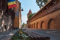 Medieval old town, Carpenter's tower and Cetatii street in Sibiu, Romania