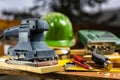 Carpenter`s work tools. Carpentry Royalty Free Stock Photo