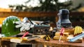 Carpenter`s work tools. Carpentry Royalty Free Stock Photo