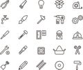 Carpenter & Tools icons