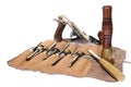 Carpenter tools.