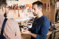 Carpenter Training Apprentice Royalty Free Stock Photo