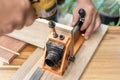 Carpenter use drill bit Pocket hole joinery, or pocket screw joinery, involves drilling a hole at an angle ,make strong joints on