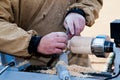 Carpenter working Royalty Free Stock Photo