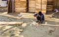 Carpenter working alone I captured this image from Dhaka