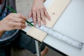 Carpenter working Royalty Free Stock Photo