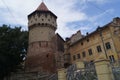 The Carpenters` Tower, Sibiu, Transylvania, Romania Royalty Free Stock Photo