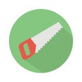 Carpenting saw Color Vector Icon which can easily modify or edit