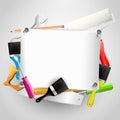 Carpentry background Royalty Free Stock Photo