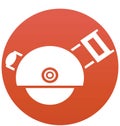 Carpentry, circular saw Isolated Vector Icon can be easily modified or edit Royalty Free Stock Photo