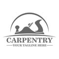 Carpentry logo template design