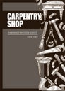 Carpentry shop handmade wooden goods woodwork tools