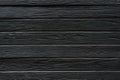 Carpentry template with black wooden planks