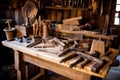 Carpentry Tools - Generative AI Royalty Free Stock Photo