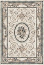 Carpet bathmat and Rug Boho Style ethnic design pattern with distressed texture and effect
